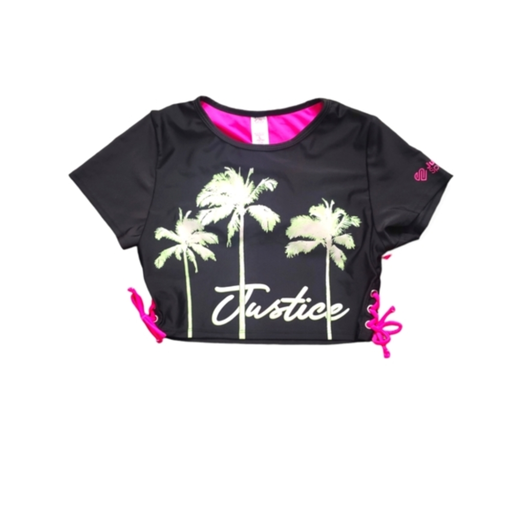 Justice Girl's Swim Top